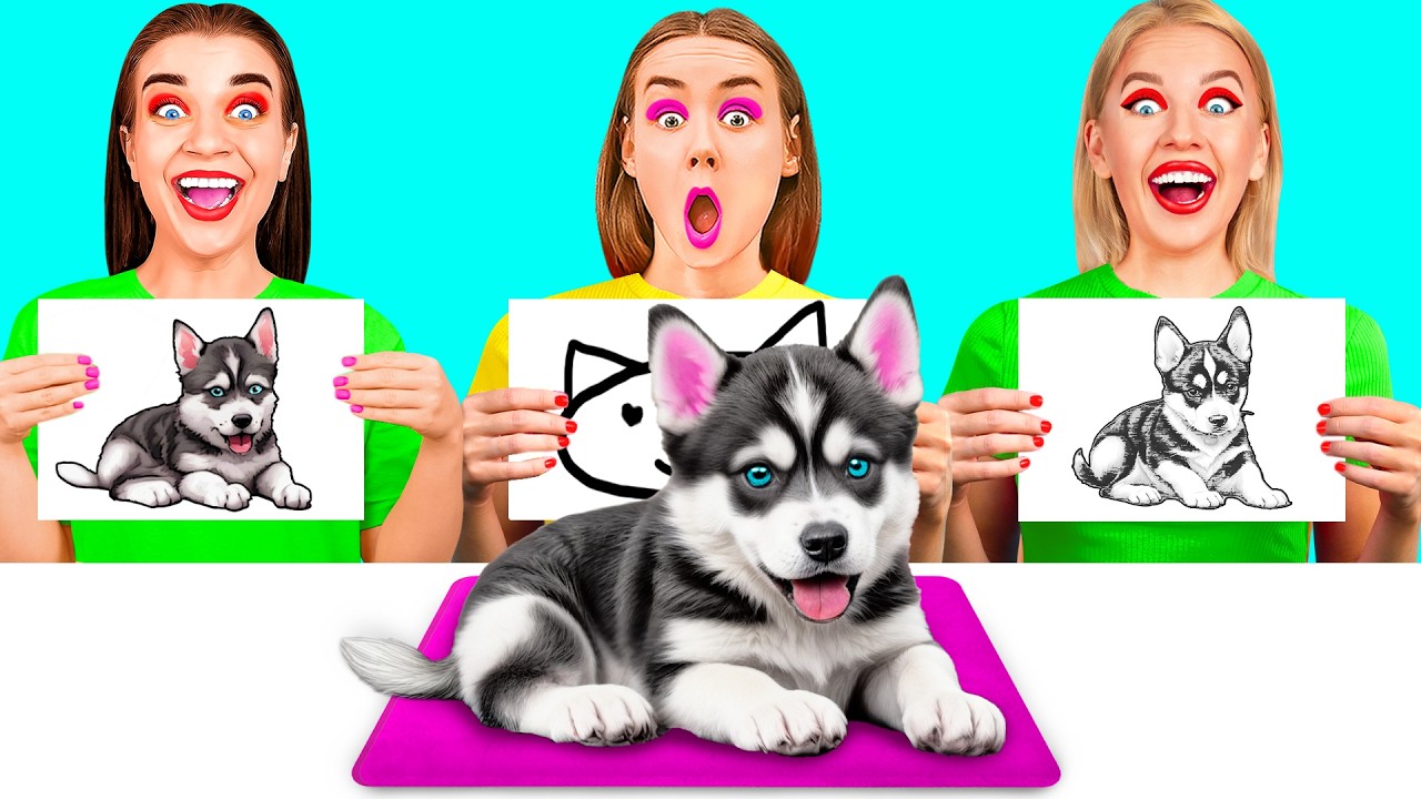 Who Draws it Better Take The Prize | Funny Situations by BooBoom Challenge