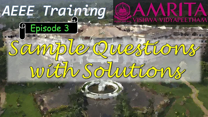 AEEE 2024 Question Paper Worksheet  | Episode 3 | Previous Year Question with Step-by-Step Solution - DayDayNews