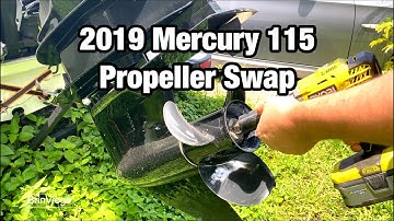 2019 Mercury 115 Outboard Propeller Change, Super easy 10 minute Job!