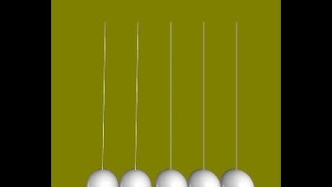 用Vpython模擬牛頓擺(修正)