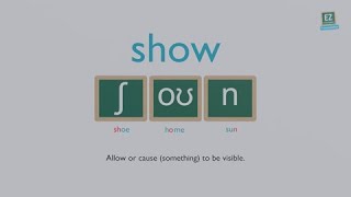 How to pronounce show ?