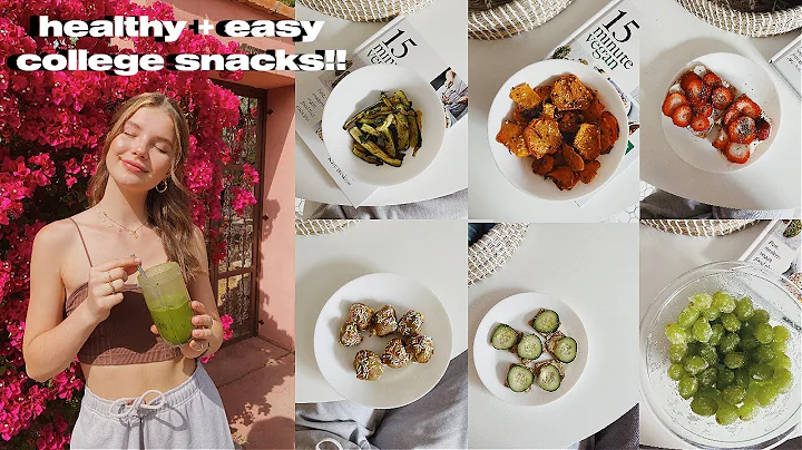 HEALTHY + EASY SNACKS TO MAKE AS A COLLEGE STUDENT