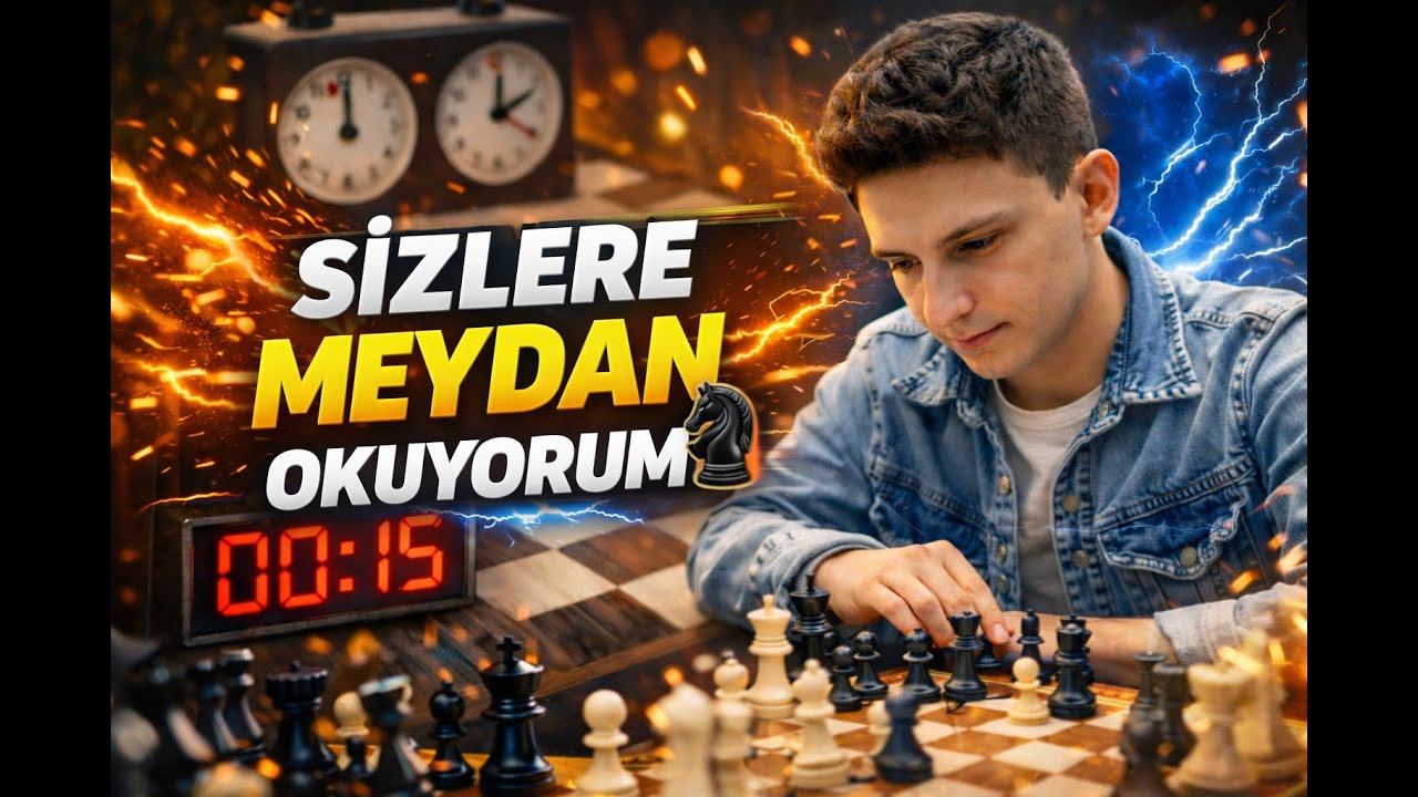 Bana MEYDAN OKUYUN! Size karşı oynuyorum! + Turnuva @LichessDotOrg