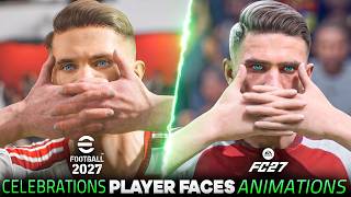 FC 27 vs eFootball 27 – Player Faces, Celebrations & Animations Compared!