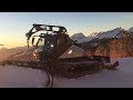 Damage à AVORIAZ 1800 : les PRINOTH NEW LEITWOLF à la préparation des pistes