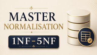 Normalization in DBMS Explained | 1NF to 5NF | All Normal Forms