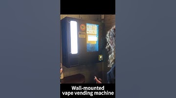 Mini vending machine for vapes and e-cigarettes with card reader   #vendingmachine #vending #vape
