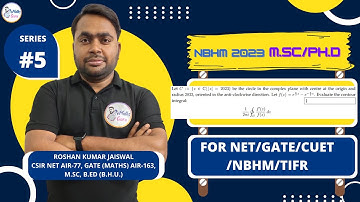 NBHM 2023 PAPER SOLUTIONS | COMPLEX ANALYSIS | CLOSED CONTOUR INTEGRAL | eMathsGuru