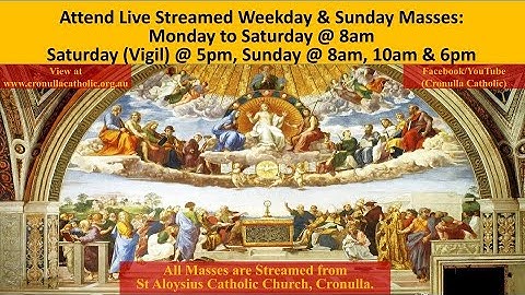 Catholic Sunday Mass (10am) on 5 December, 2021 - 2nd Sunday of Advent