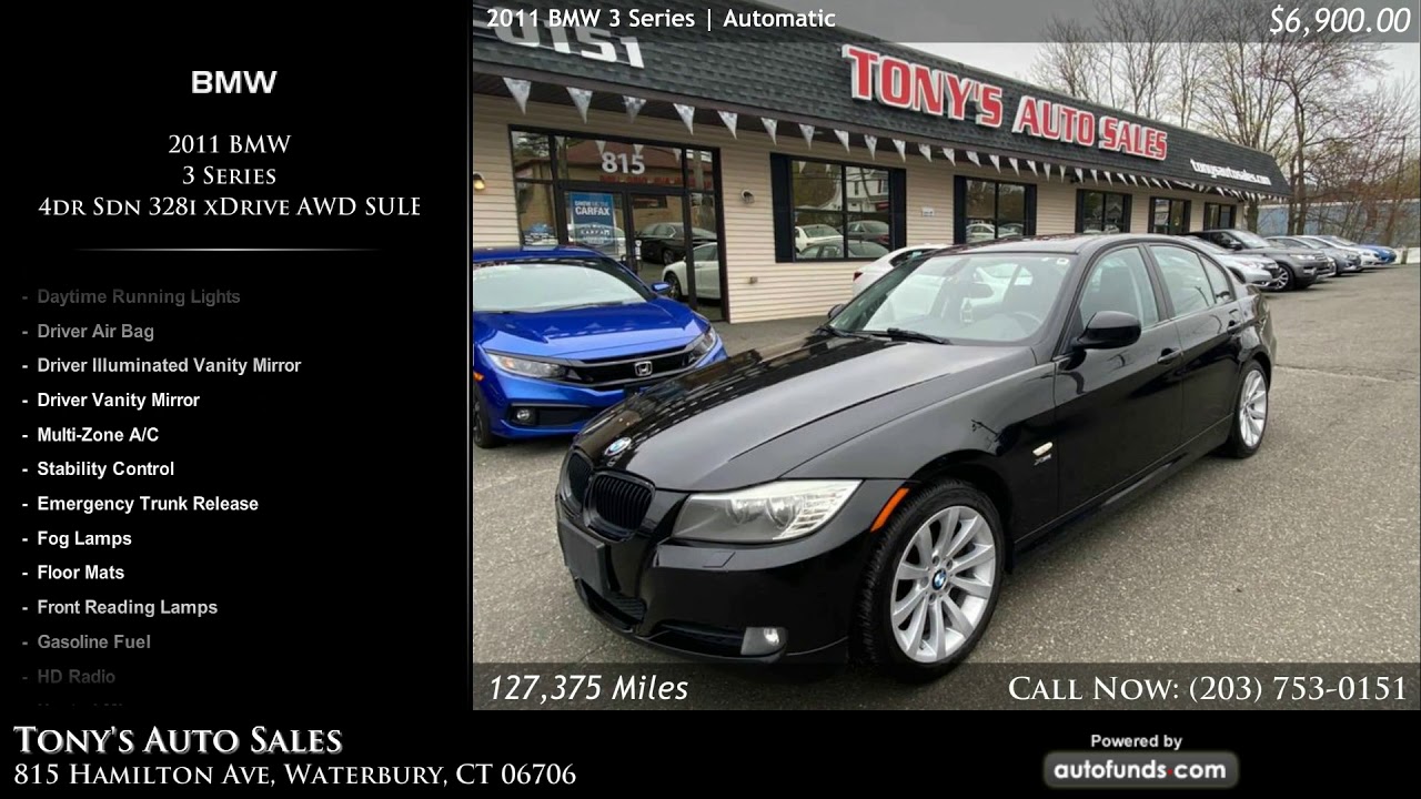 Used 2011 BMW 3 Series Tony's Auto Sales, Waterbury, CT YouTube