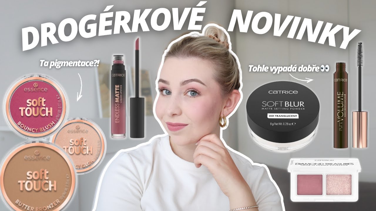 TESTUJI DROGÉRKOVÉ NOVINKY CATRICE, ESSENCE A RIMMEL LONDON! 💄✨ Tohle vypadá hodně dobře 👀