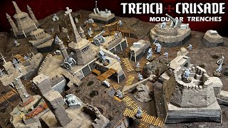 TRENCH + CRUSADE Modular Trenches and Terrain Great for Warhammer 40K - Part 3