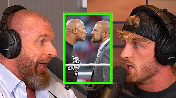 TRIPLE H'S ONE REGRET WITH THE ROCK