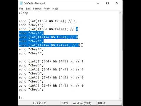 Logical Operators in PHP Part 1 - PHP #shorts 20