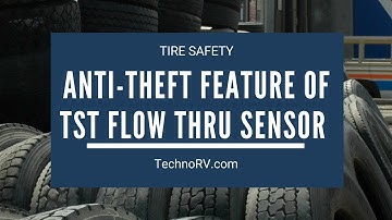 Using the Anti-Theft Feature on the TST 507 Flow Thru Sensors