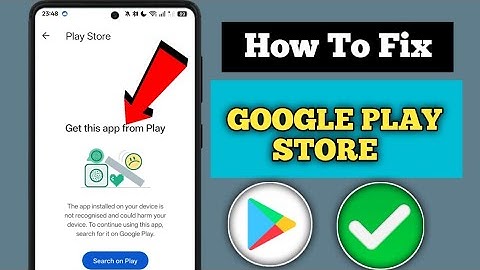Get this app from Play store problem || Fix Get this app from Play store in Android