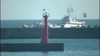 2月14日 第8永盛丸の入港接岸(Eisei Maru No. 8 enters the port and berths)