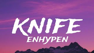 Enhypen knife lyrics video 