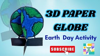 How To Make A Globe At Home With Paper l DIY Earth Model School Project l World Earth Day Activity