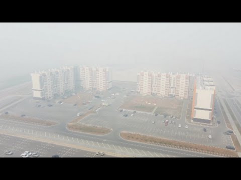 Ханты-Мансийск заволокло смогом. Откуда ветер принёс дым?