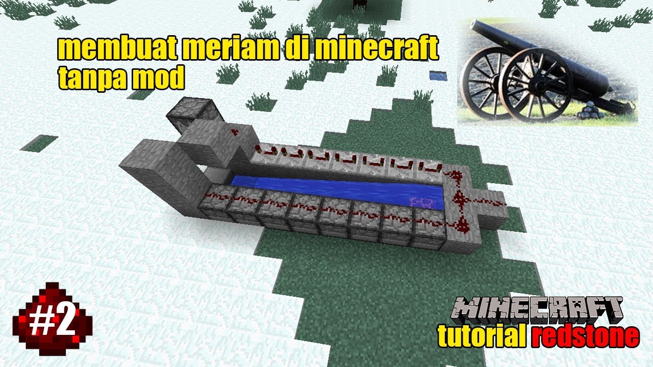Cara Membuat Meriam Di Minecraft Tanpa Mod Tutorial Redstone 2 Https Cstu Io 83a5c8 Minecraft Tutorial Pokemon