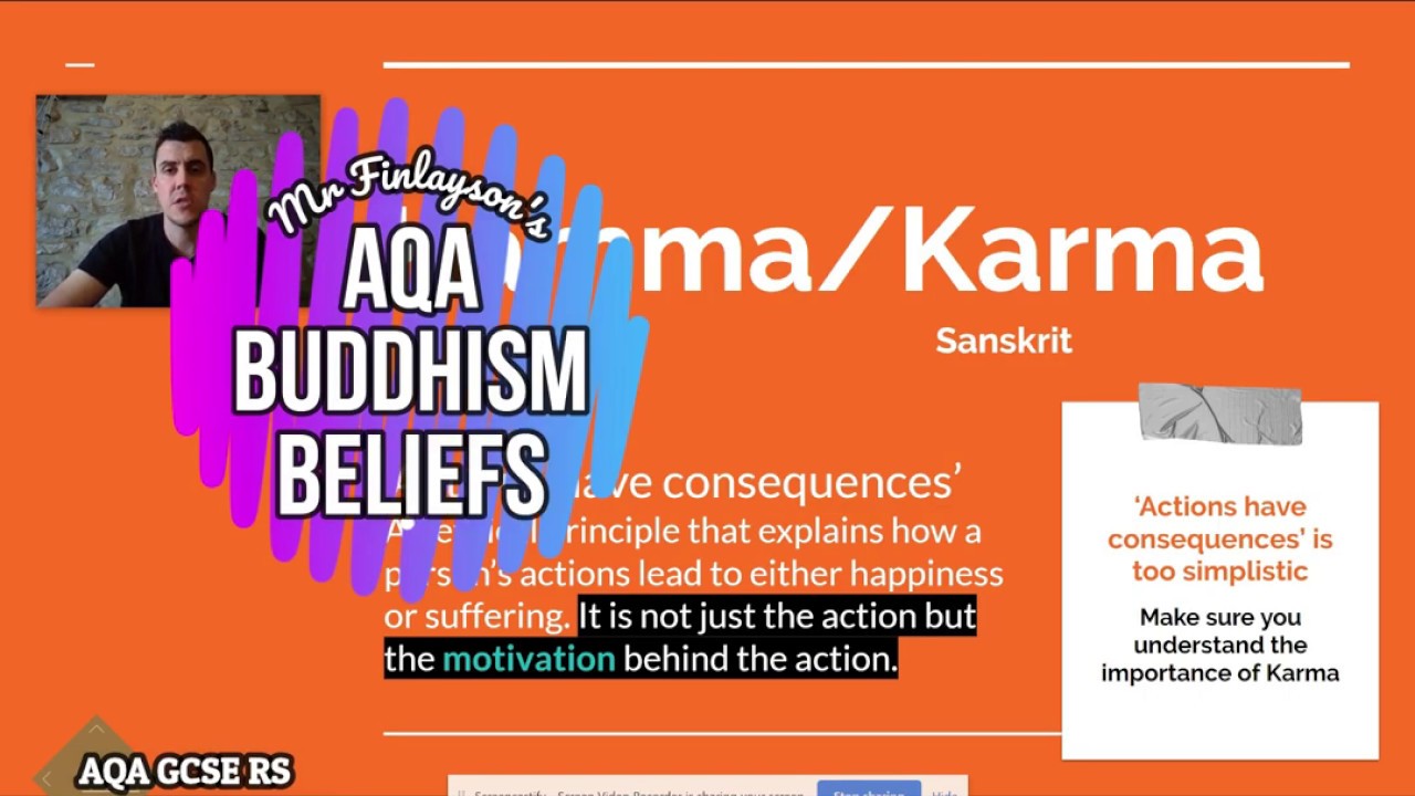 Karma & Dependent Arising (AQA GCSE Religious Studies - Buddhism ...