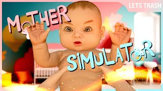 Kacka Windeln Mutanten Baby Milchbrei Marathon!! 👶 Let's Trash Mother Simulator