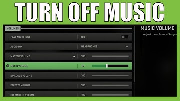 How To Turn Off The Menu Music In Call Of Duty: Modern Warfare 2