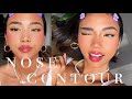 NOSE JOB TUTORIAL 🤧 how to fake a cute button ass nose with contour lol