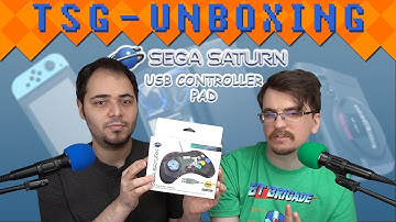 Retro-bit Sega Saturn Controller USB - Unboxing