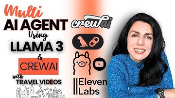 Build Talking AI MultiAgent with Ollama, Llama 3, LangChain, CrewAI & ElevenLabs from YouTube Videos