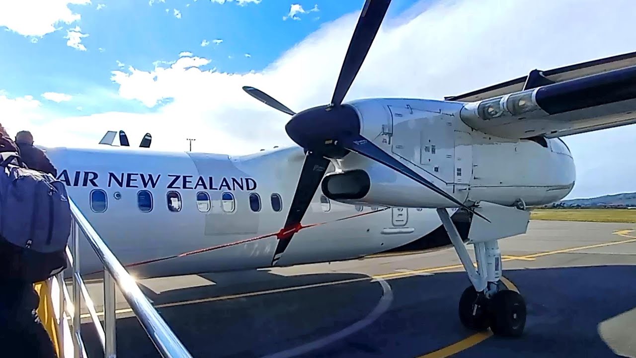 Blenheim to Wellington  on Air New Zealand DHC-8-Q300 TRIP REPORT