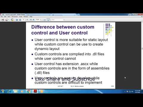 Video: Co je UserControl v asp net?