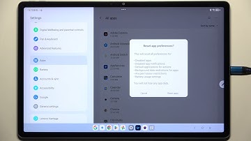 LENOVO Yoga Tab Plus 12.7 - How to Reset App Preferences? | Restore Default Settings