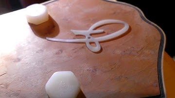 Benedetto Archtop Guitar Project,  Headstock Inlay