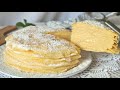 Tarta milhojas de crepes. (Receta fácil y rápida SIN HORNO)