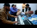 Amit sagar  back stage rehearsal with musicians ghungru baajige