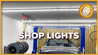 Garage Lighting DIY Install | 8' LED lights from Amazon
