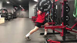 Split Squat with Active Foot
