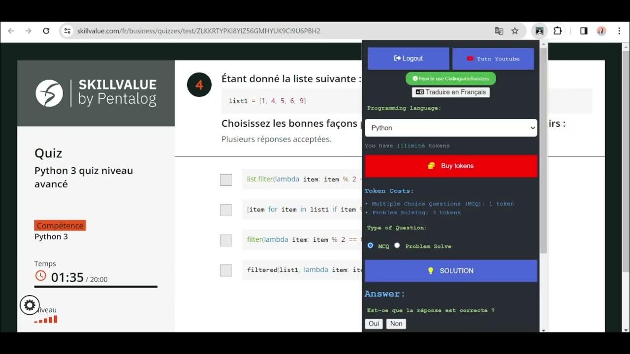 Solutions pour les tests Skillvalue/Hackerrank/Coderbyte/Codility - YouTube