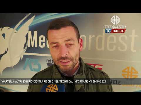 WARTSILA: ALTRI 23 DIPENDENTI A RISCHIO NEL 'TECHNICAL INFORMATION' | 31/10/2024