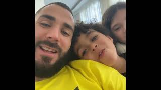 Benzema and his children ❤️