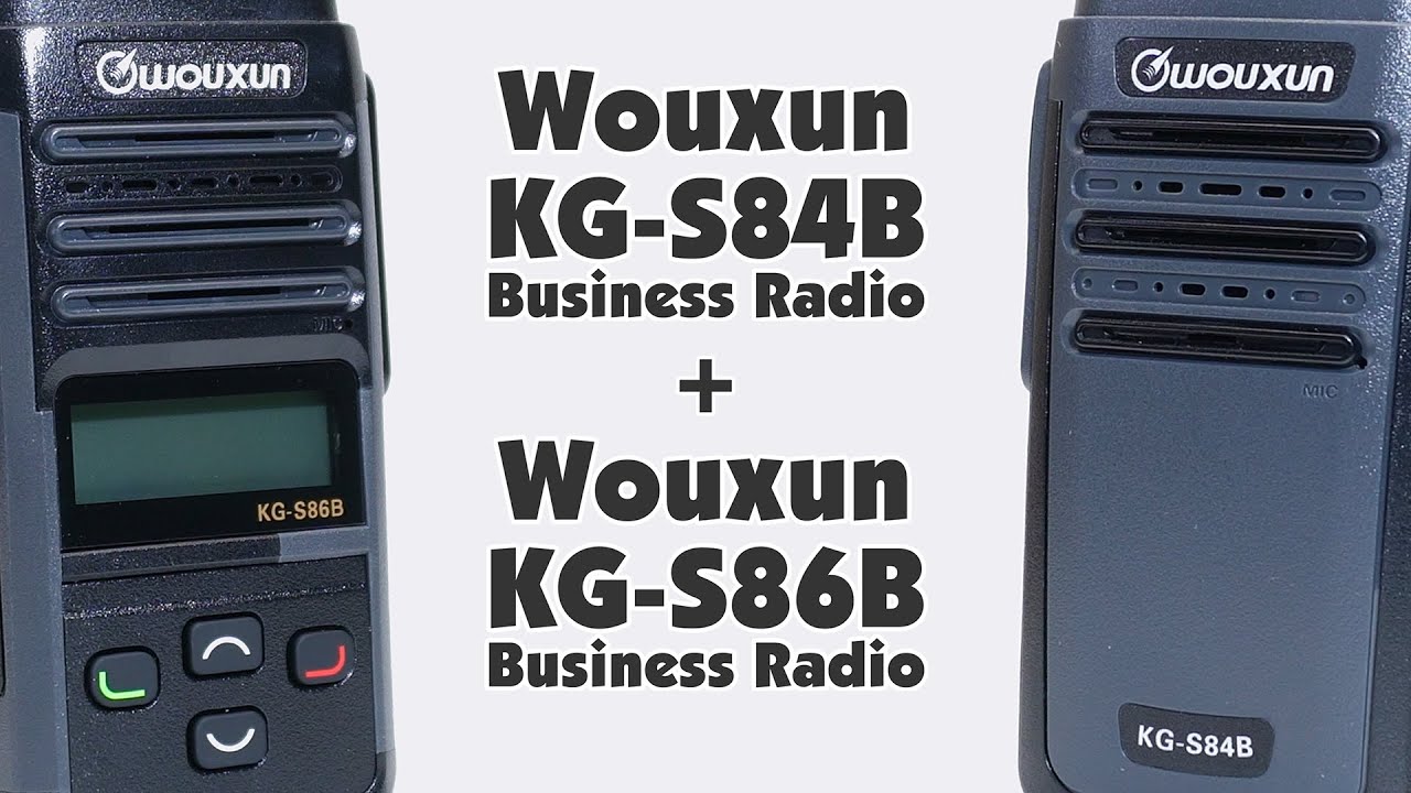 Wouxun KG-S84B Business Two Way Radio