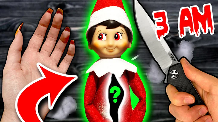CUTTING OPEN HAUNTED ELF ON THE SHELF DOLL AT 3AM!...