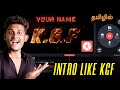 Kgf tittle card editing tutorial in kinemaster  kgf intro editing tutorial kinemaster tamil