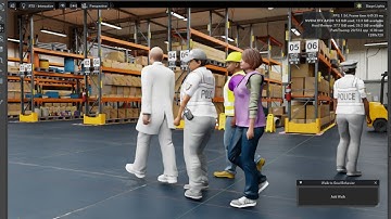 Making Virtual People Follow a Target in NVIDIA Omniverse