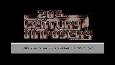 Lambada by 20th Century Composers, C64 demo 1990