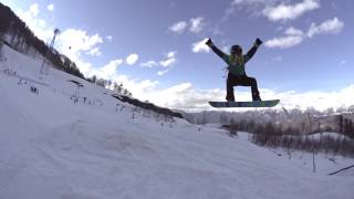 Роза Хутор, Сочи Парк(Змей Горыныч, Квантовый Скачок) 2016 | Rosa Khutor   Sochi Park 2016 snowboard