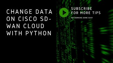 Tutorial #2: Learn how to use Python to collect data from Cisco SD-WAN