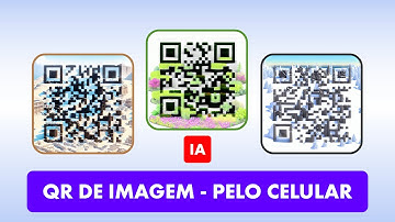 Como criar QR Code com Inteligência Artificial pelo celular! Artes de QR Code gerada por IA